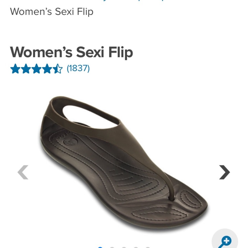 Crocs Sexi Flip Sandal in Espresso